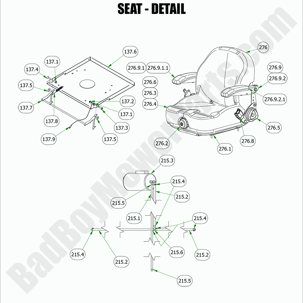 2022 Renegade - Gas - Seat - Detail